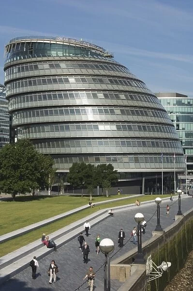 City Hall on the South Bank of the River Thames, London, England, United Kingdom, Europe