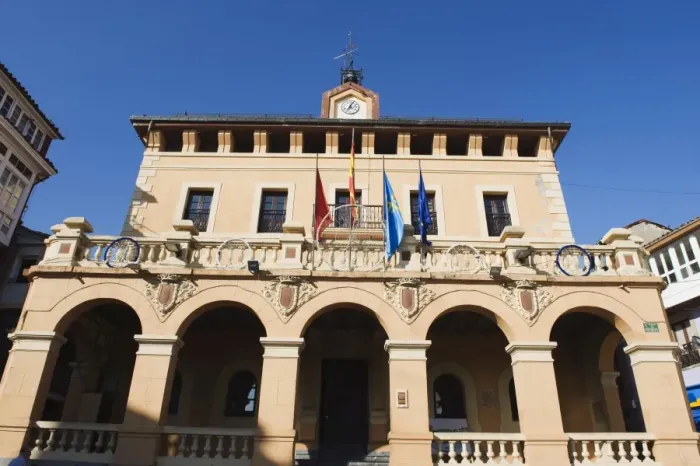 Framed Print : City hall, Tineo, Asturias, Spain, Europe Framed Print : City hall, Tineo, Asturias, Spain, Europe