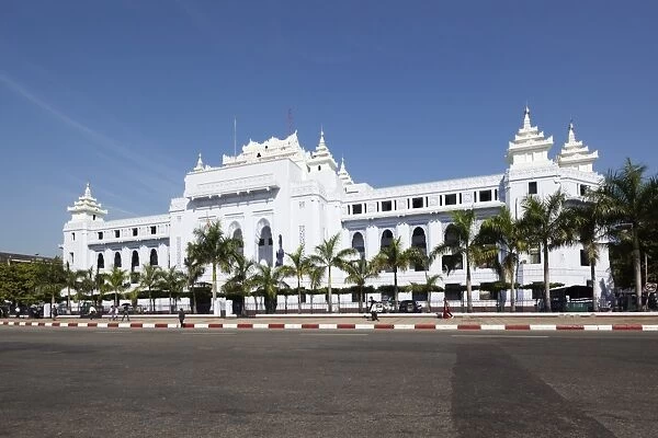 City Hall, Yangon (Rangoon), Yangon Region, Myanmar (Burma), Asia