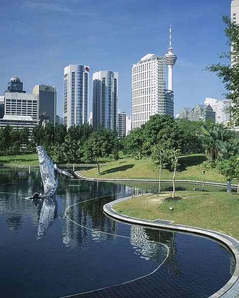 The city from KLCC Park