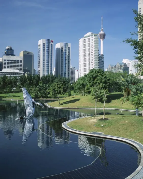 Framed Print : The city from KLCC Park Framed Print : The city from KLCC Park