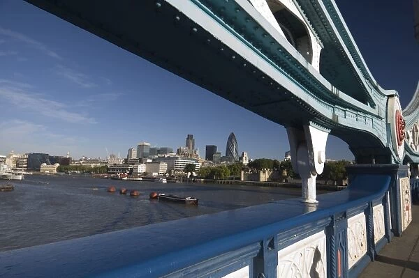 The City of London from Tower Bridge, London, England