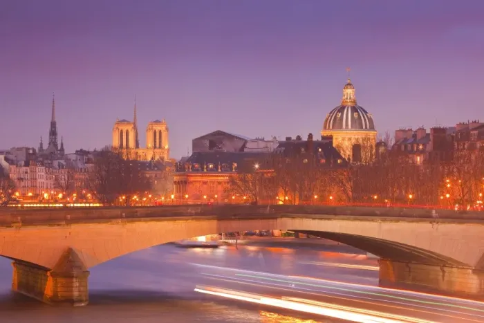 Framed Print : The city of Paris at dusk, Paris, France, Europe Framed Print : The city of Paris at dusk, Paris, France, Europe