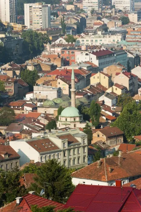 Framed Print : City of Sarajevo, Bosnia and Herzegovina, Europe Framed Print : City of Sarajevo, Bosnia and Herzegovina, Europe