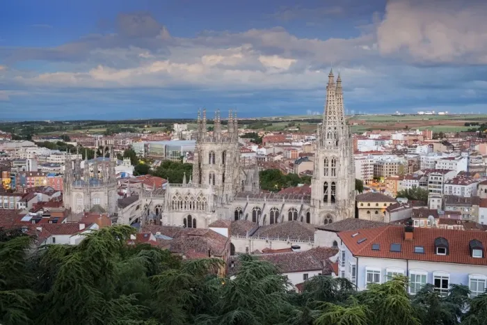 Framed Print : City showing the Gothic Cathedral, UNESCO World Heritage Site, Burgos, Castile and Leon Framed Print : City showing the Gothic Cathedral, UNESCO World Heritage Site, Burgos, Castile and Leon