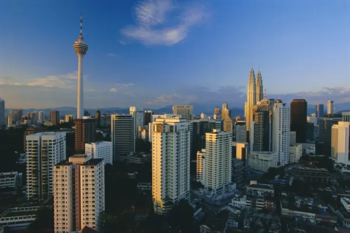 Framed Print : City skyline including the Petronas Building Framed Print : City skyline including the Petronas Building