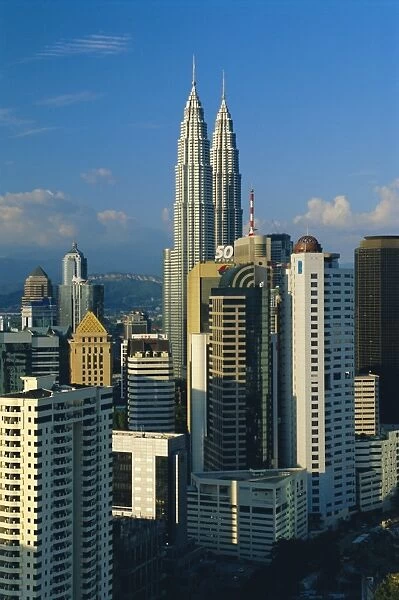City skyline including the Petronas Building