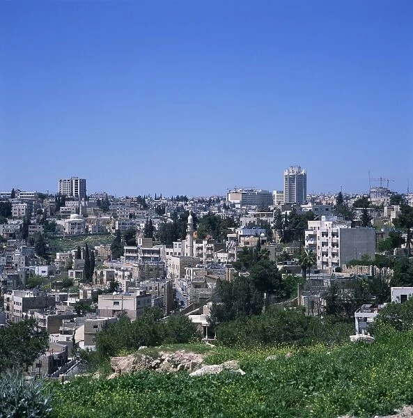 City skyline of Jebel Amman from the Citadel