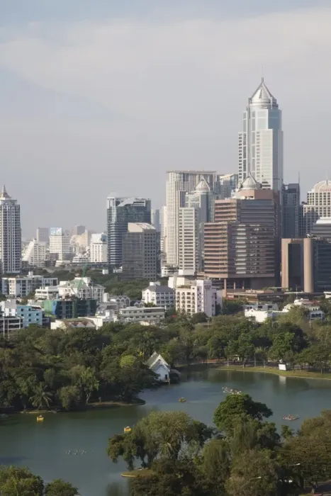 Framed Print : City skyline and Lumpini Park, Bangkok, Thailand, Southeast Asia, Asia Framed Print : City skyline and Lumpini Park, Bangkok, Thailand, Southeast Asia, Asia