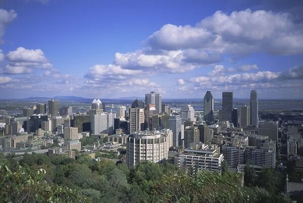 City skyline, Montreal, Quebec. Canada, North America