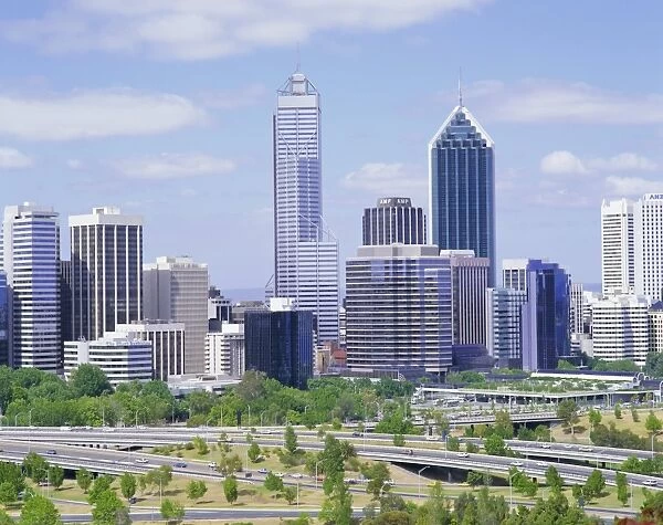 City skyline, Perth, Western Australia, Australia