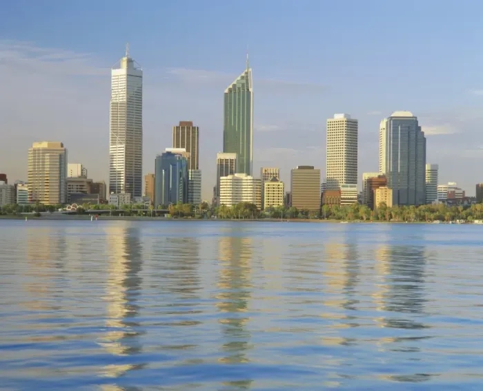 Framed Print : City skyline, Perth, Western Australia, Australia Framed Print : City skyline, Perth, Western Australia, Australia