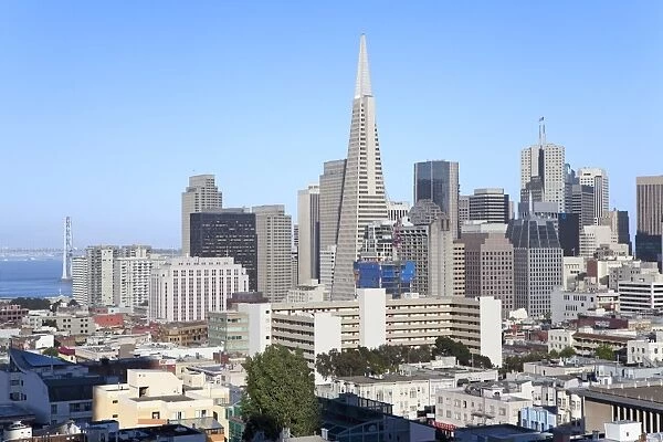 City skyline, San Francisco, California, United States of America, North America