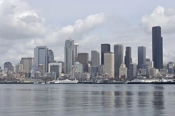 City skyline, Seattle, Washington State, United States of America, North America