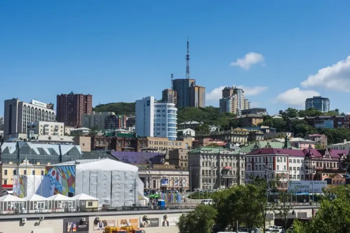 Framed Print : City skyline, Vladivostok, Russia, Eurasia Framed Print : City skyline, Vladivostok, Russia, Eurasia