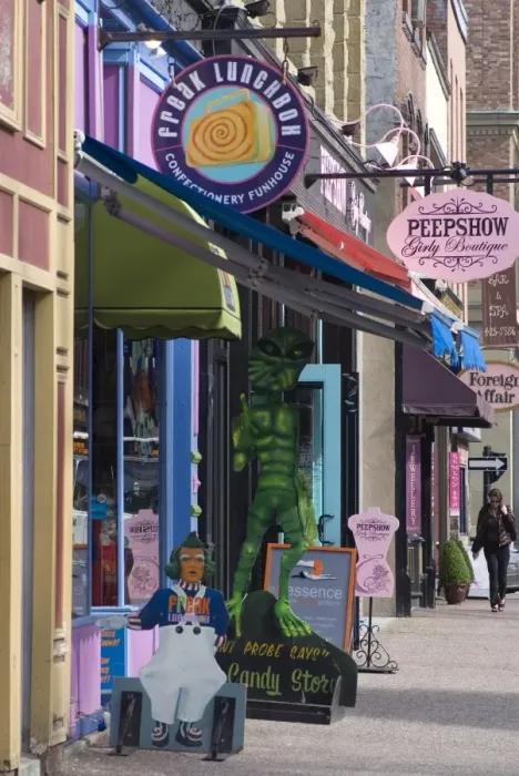 Framed Print : City street, Halifax, Nova Scotia, Canada, North America Framed Print : City street, Halifax, Nova Scotia, Canada, North America