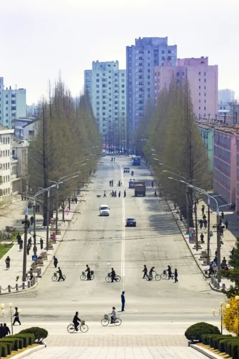 Framed Print : City streets, Hamhung, Democratic Peoples Republic of Korea (DPRK), North Korea, Asia Framed Print : City streets, Hamhung, Democratic Peoples Republic of Korea (DPRK), North Korea, Asia