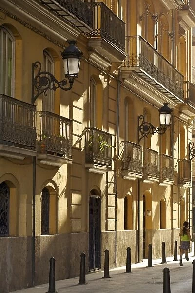 City streets, Valencia, Spain, Europe