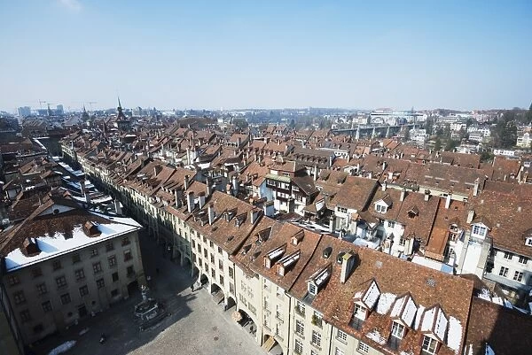 City view from Berner Munster, Bern, Switzerland, Europe