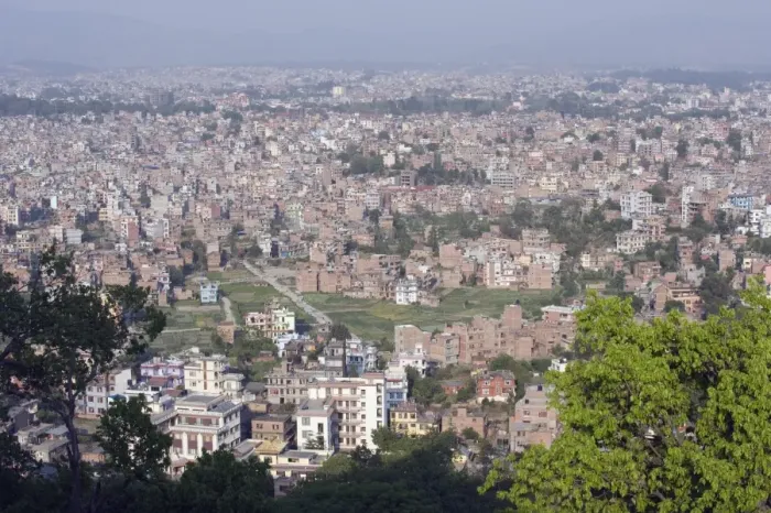 Framed Print : City view, Kathmandu, Nepal, Asia Framed Print : City view, Kathmandu, Nepal, Asia