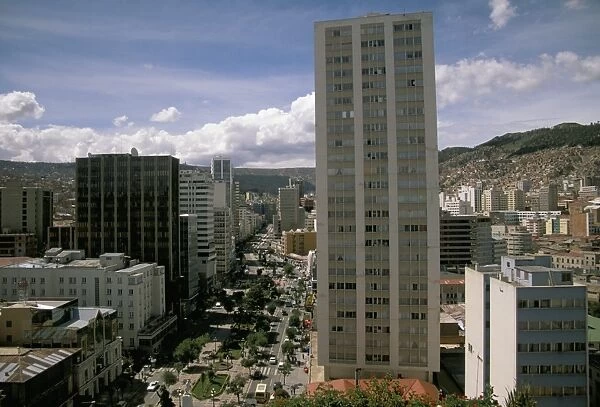 City view, La Paz, Bolivia, South America
