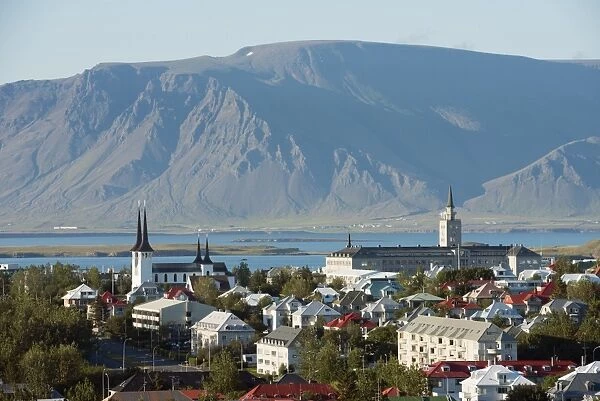 City view, Reykjavik, Iceland, Polar Regions