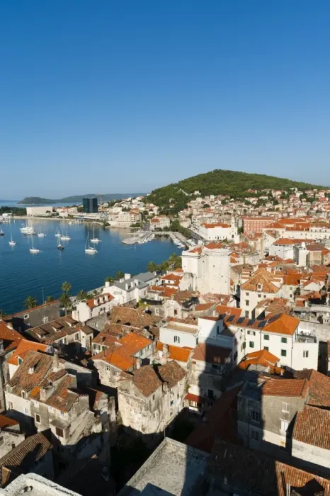 Framed Print : City view of Split, region of Dalmatia, Croatia, Europe Framed Print : City view of Split, region of Dalmatia, Croatia, Europe
