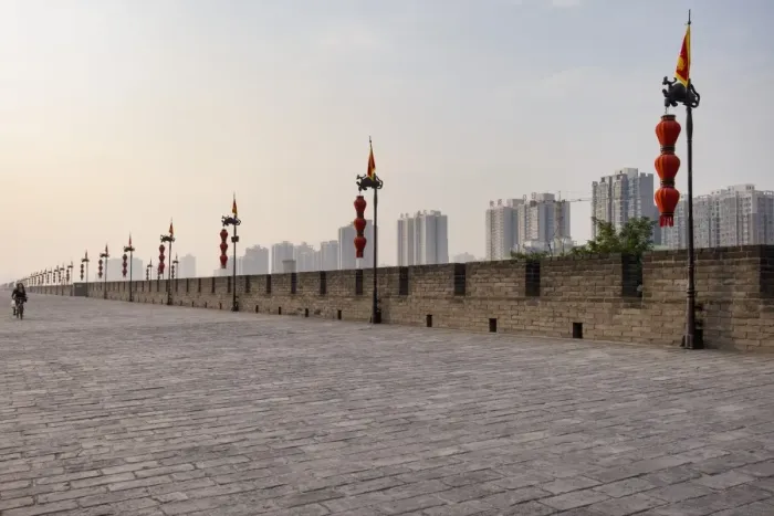 Framed Print : City Wall, Xian, China, Asia Framed Print : City Wall, Xian, China, Asia