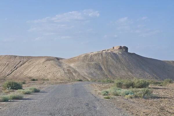 The city walls of the ancient city Merv, UNESCO World Heritage Site, Turkmenistan