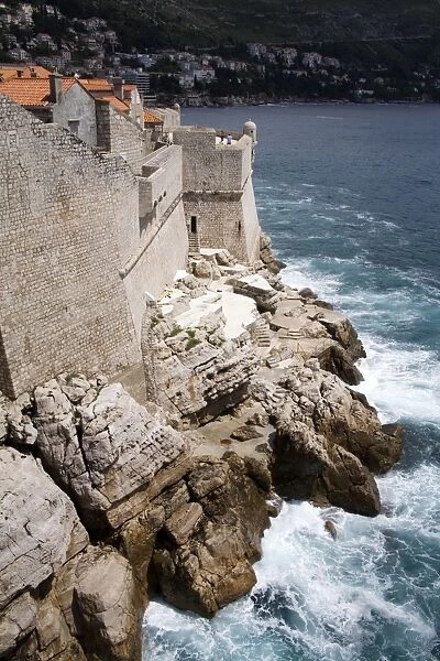 City Walls, Dubrovnik, Dalmatia, Croatia, Europe