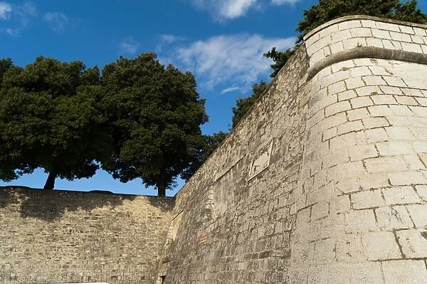 City walls, Zadar, Zadar county, Dalmatia region, Croatia, Europe