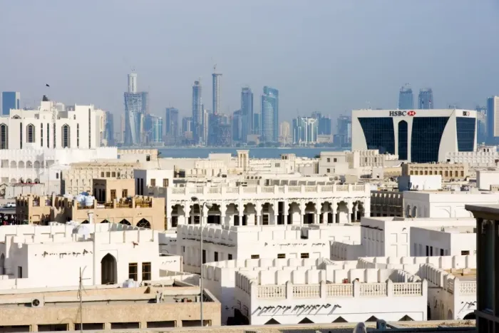 Framed Print : Cityscape, Doha, Qatar, Middle East Framed Print : Cityscape, Doha, Qatar, Middle East