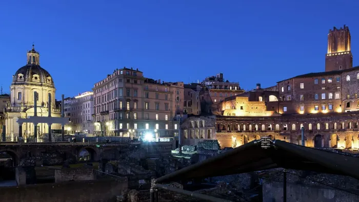 Framed Print : Cityscape of the Historic Center of Rome, with Trajan's Forum ruins in the foreground, UNESCO World Heritage Site, Rome, Lazio, Italy, Europe Framed Print : Cityscape of the Historic Center of Rome, with Trajan's Forum ruins in the foreground, UNESCO World Heritage Site, Rome, Lazio, Italy, Europe