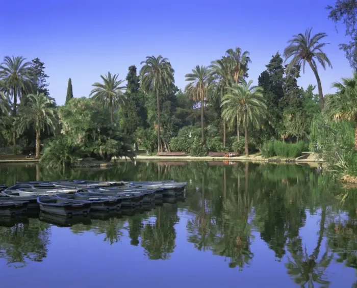 Framed Print : Ciutadella Park and boating lake Framed Print : Ciutadella Park and boating lake