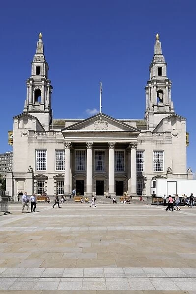 Civic Hall, Millennium Square, Leeds, West Yorkshire, England, United Kingdom, Europe