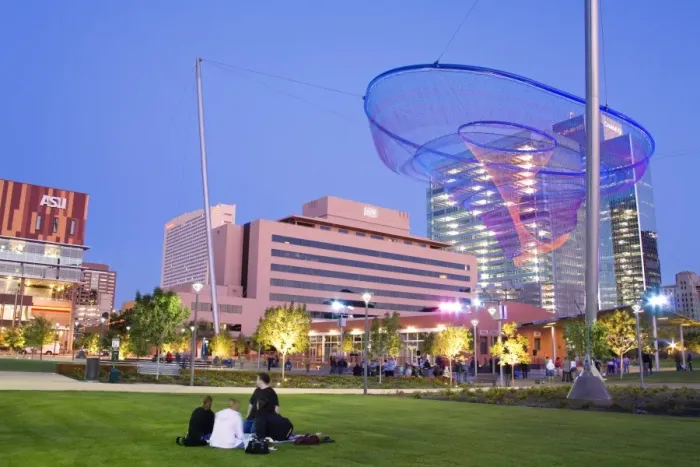 Framed Print : Civic Space Park, Phoenix, Arizona, United States of America, North America