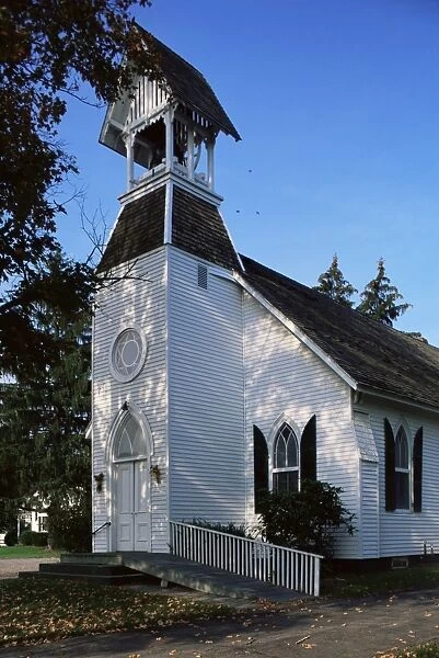 Clapboard Methodist church
