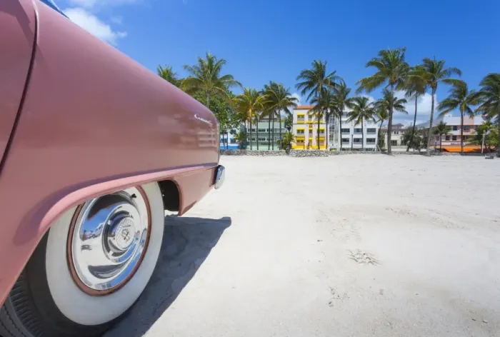 Framed Print : Classic car on Ocean Drive and Art Deco architecture, Miami Beach, Miami, Florida Framed Print : Classic car on Ocean Drive and Art Deco architecture, Miami Beach, Miami, Florida