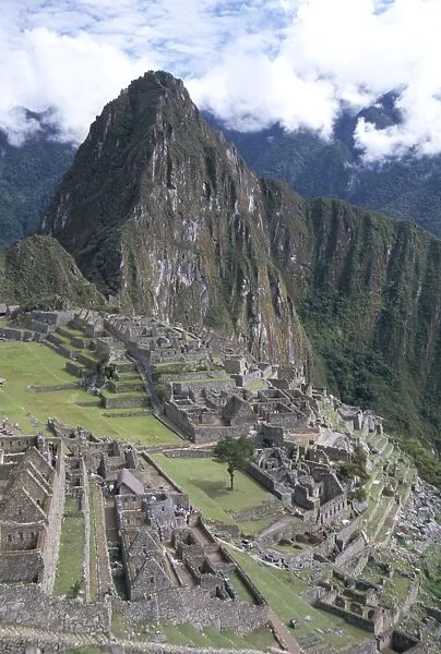Classic view from Funerary Rock of Inca town site