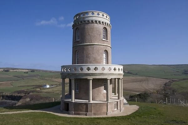 Clavel Tower, Kimmeridge, Dorset Coast, England, United Kingdom, Europe