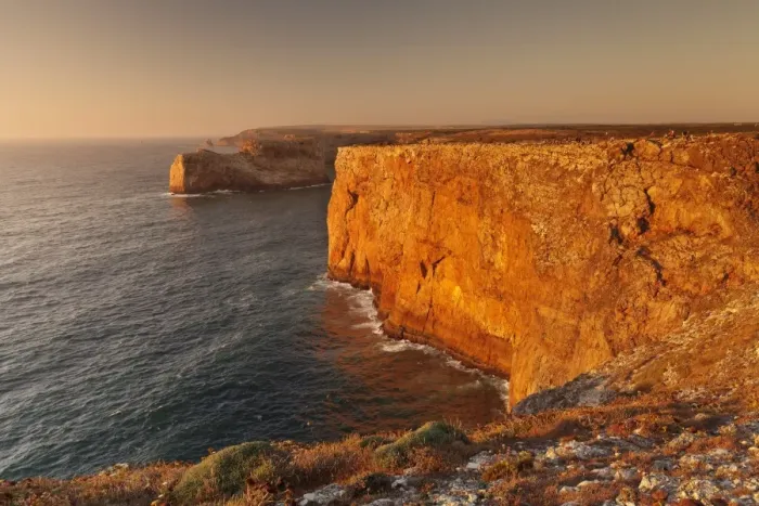Framed Print : Cliff coast at sunset, Cabo de Sao Vicente, Sagres, Algarve, Portugal, Europe Framed Print : Cliff coast at sunset, Cabo de Sao Vicente, Sagres, Algarve, Portugal, Europe