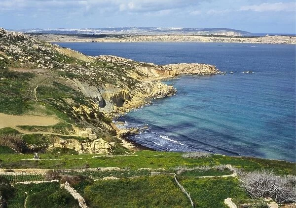 Cliff in Malta, Europe