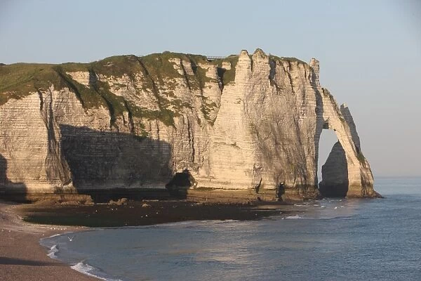 Cliffs at Etretat, Cote d Albatre, Seine-Maritime, Normandy, France, Europe