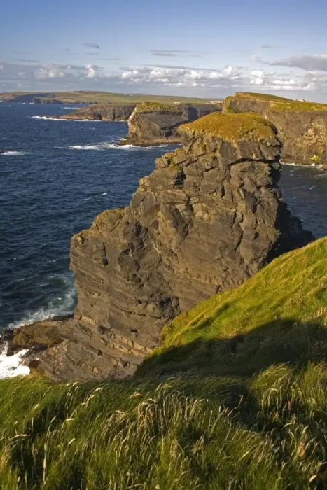 Framed Print : Cliffs near Kilkee, Loop Head, County Clare, Munster, Republic of Ireland, Europe