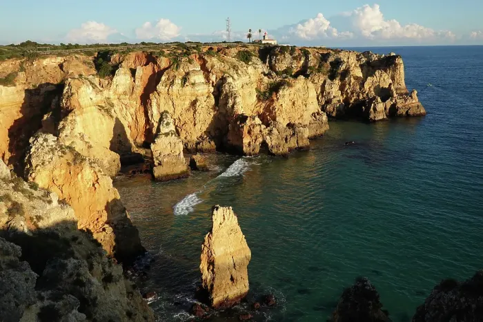 Framed Print : Cliffs and rock architecture at Ponta da Piedade, Lagos, Algarve, Portugal Framed Print : Cliffs and rock architecture at Ponta da Piedade, Lagos, Algarve, Portugal