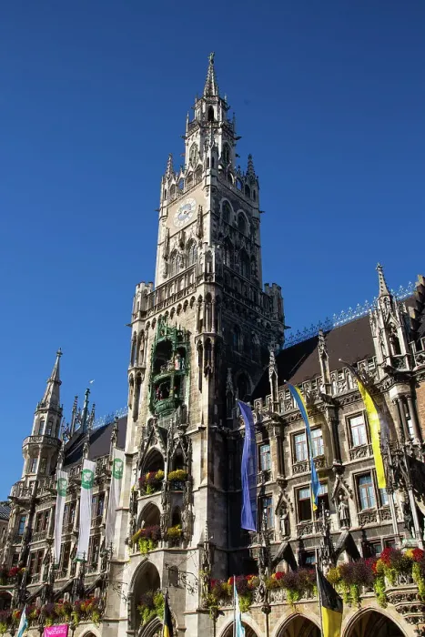 Framed Print : Clock Tower with Glockenspiel, New Town Hall, Marienplatz (Plaza) (Square), Old Town, Munich, Bavaria, Germany, Europe Framed Print : Clock Tower with Glockenspiel, New Town Hall, Marienplatz (Plaza) (Square), Old Town, Munich, Bavaria, Germany, Europe