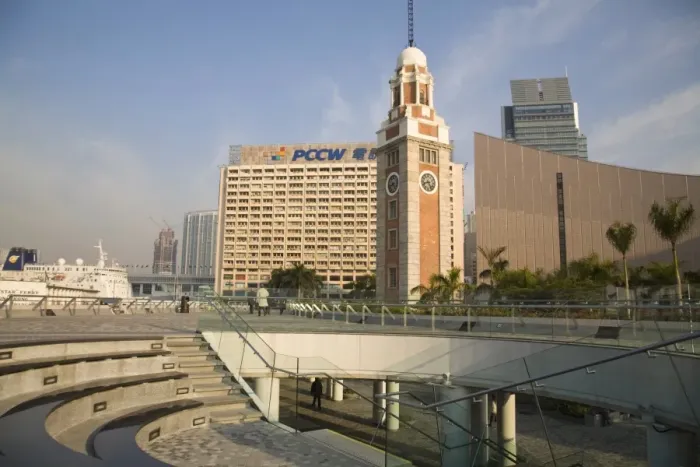 Framed Print : Clock Tower and Hong Kong Cultural Center, Tsim Sha Tsui East Promenade Framed Print : Clock Tower and Hong Kong Cultural Center, Tsim Sha Tsui East Promenade