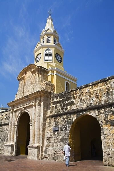 The Clock Tower, Old Walled City District, Cartagena City, Bolivar State