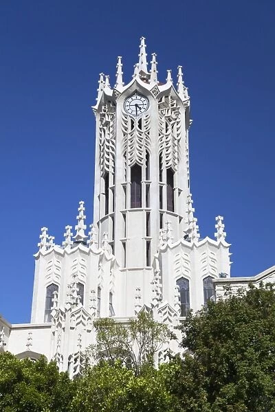 Clock tower of University of Auckland, Auckland, North Island, New Zealand, Pacific