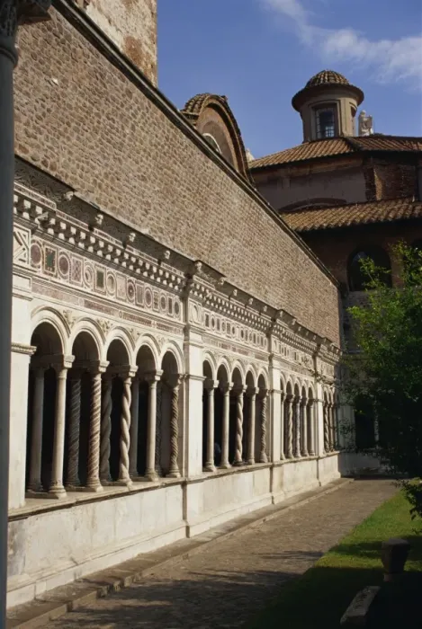 Framed Print : Cloister from the 13th century, San Giovanni in Laterano Basilica, Rome Framed Print : Cloister from the 13th century, San Giovanni in Laterano Basilica, Rome